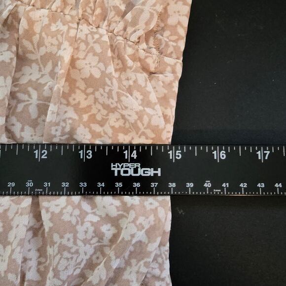 Le Lis Collection Women's Cottage Boho Floral Ruched Cinched Skirt Size Small - Picture 8 of 8